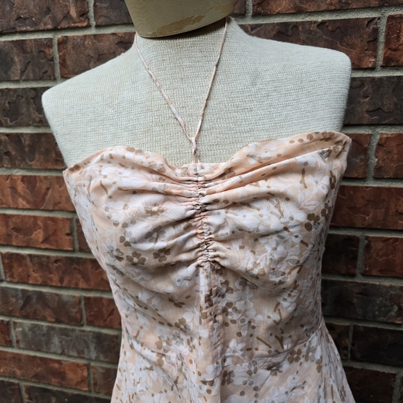 J CREW Dress Cottagecore Floral Print VTG Y2K Coquette Size 8, - Picture 5 of 15